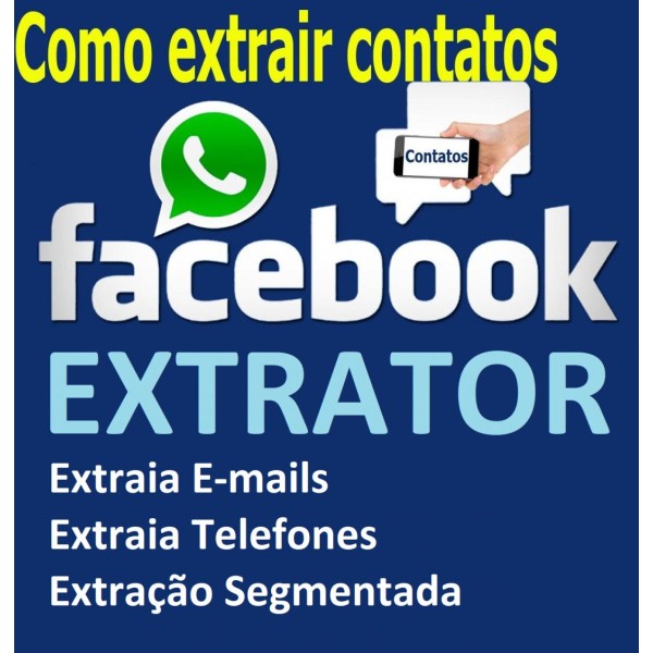 EXTRATOR DE EMAIL E TELEFONE DE MEBROS DO FACEBOOK